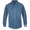 high performance flame resistant knit button up shirt nfpa 70e