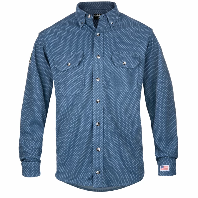 high performance flame resistant knit button up shirt nfpa 70e