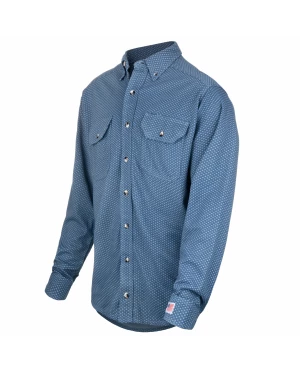 high performance flame resistant knit button up shirt nfpa 70e