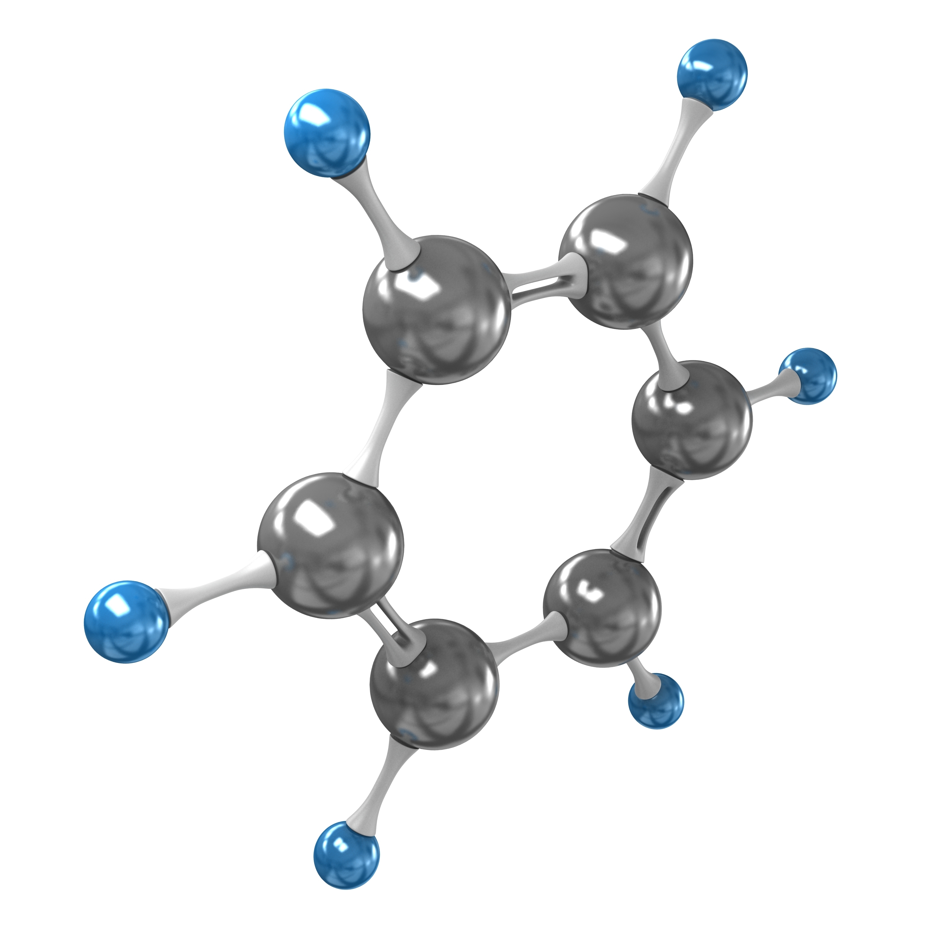 benzene molecule hi res image