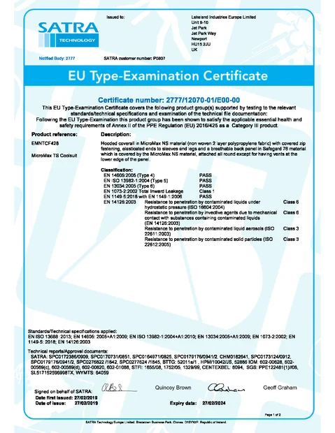 (en)(Europe)MicroMax TX EU Type-Examination Certified