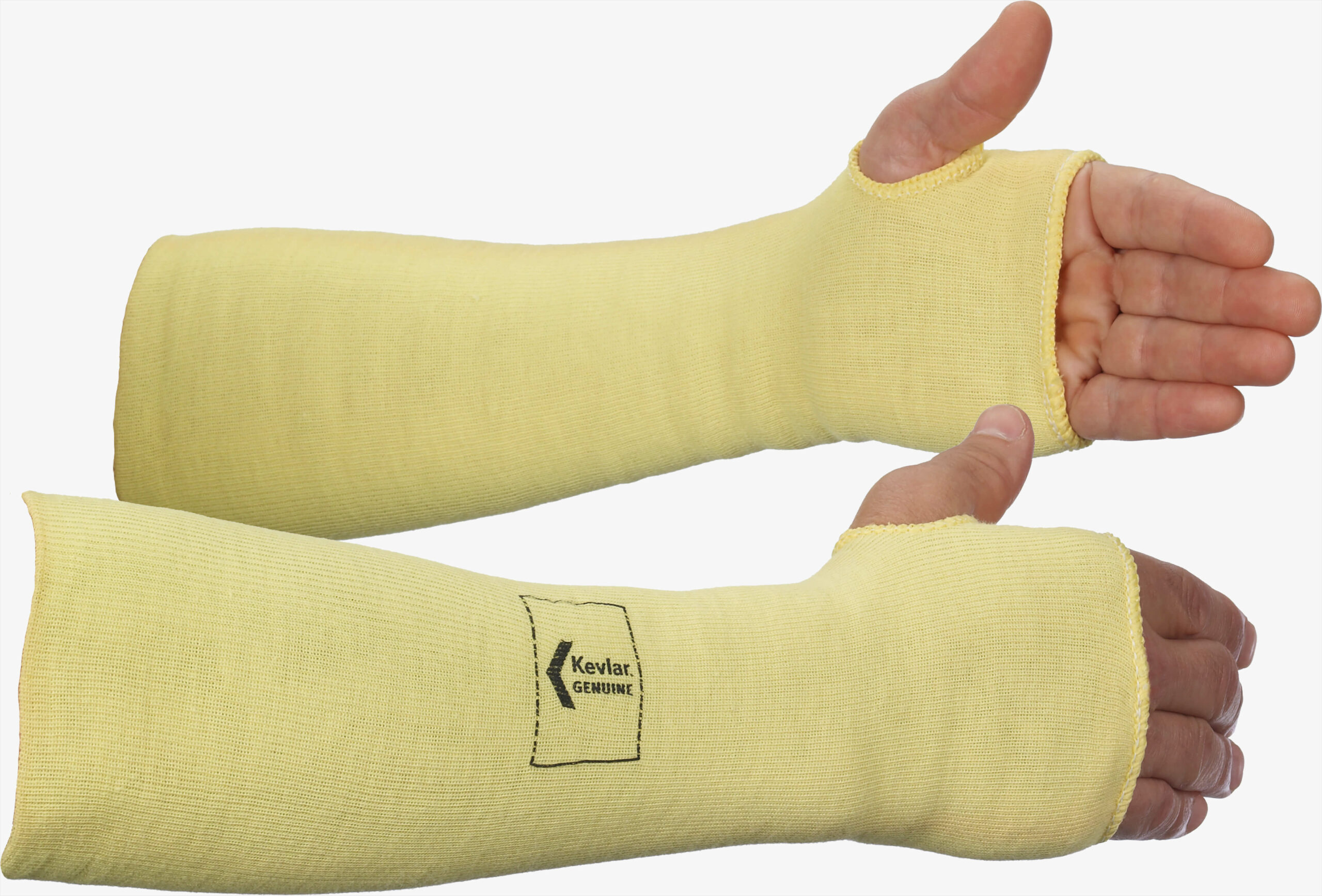 Protection using Lakeland Sleeve Made with Kevlar w/ Thumb Hole