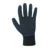 Black safety glove with textured grip