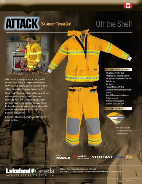 (en)(Canada)Attack OSX Attack Turnout Gear