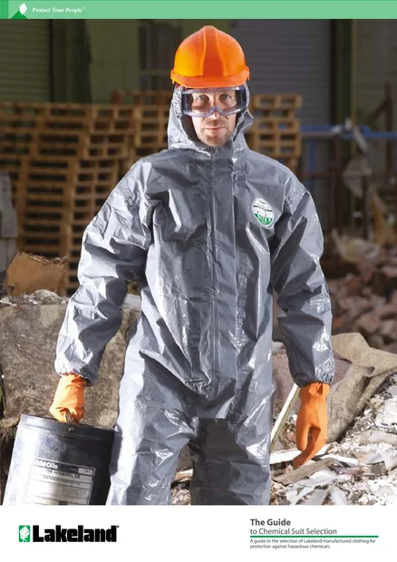 ChemMax® 4 Plus Jacket with Hood, Double Zip & Storm Flap Front Fastening,  and double cuffs – Lakeland Industries Global PPE