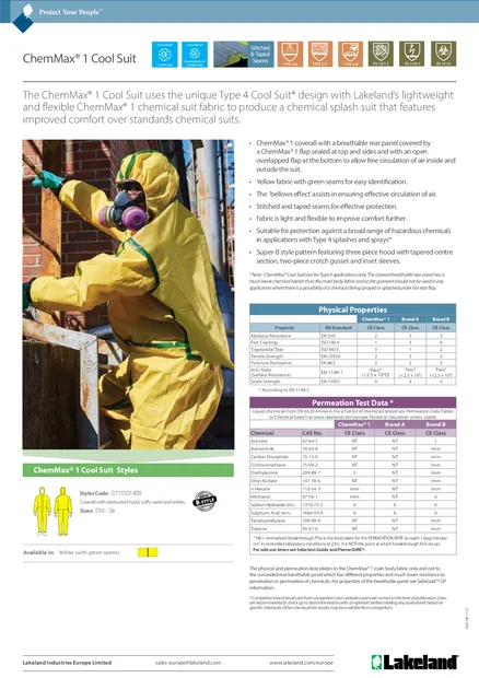 (en)(Europe)ChemMax 1 Cool Suit (EU)