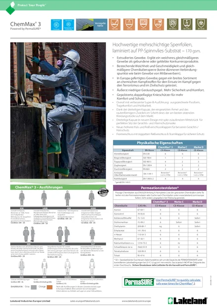 (de)(Europa)ChemMax ® 3 ficha de datos (de)