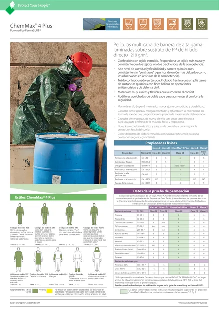 (es)(Europe)ChemMax® 4 Plus Data Sheet (es)