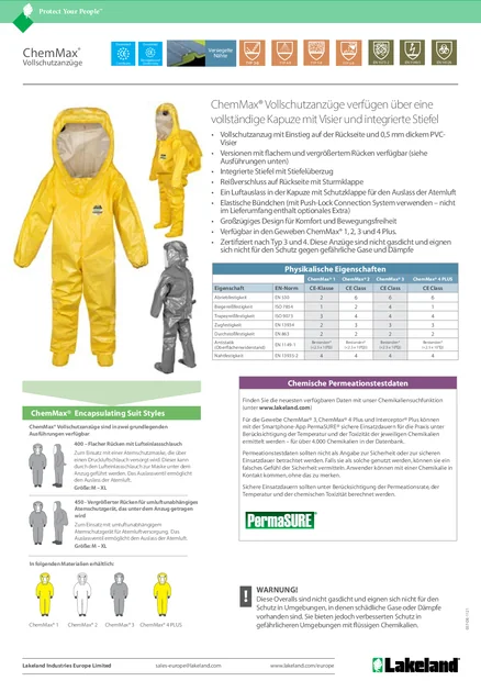 (de)(Europa)ChemMax ® Encapsulado ficha de datos (de)