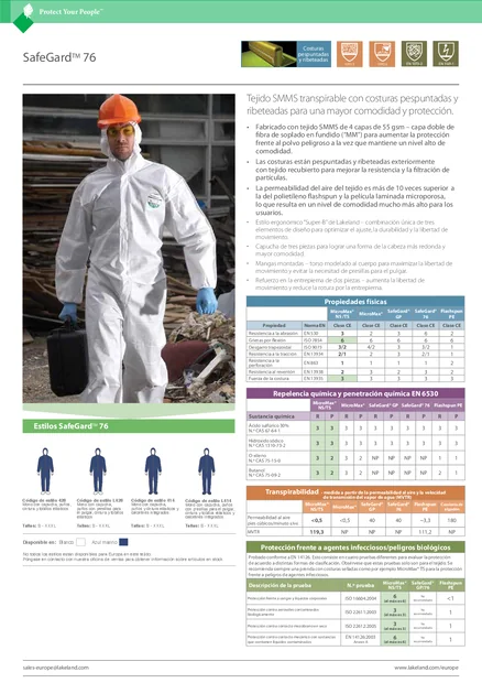 (es)(Europe)Fiche technique SafeGard 76 (es)