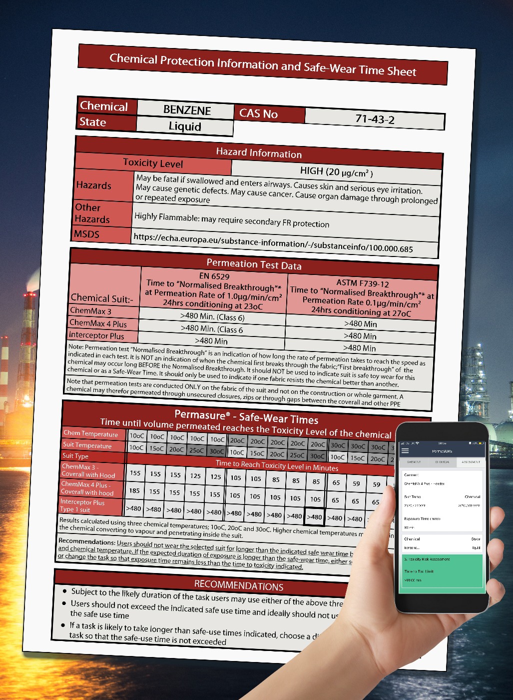 chemical info sheet image