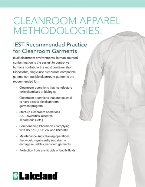 cleanroom apparel methodologies 1