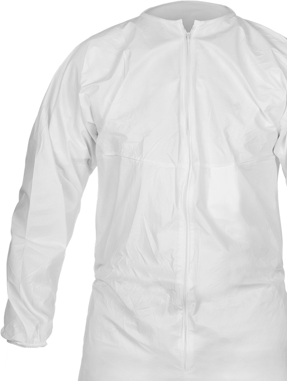 Cleanroom garment picture shown with a white background.