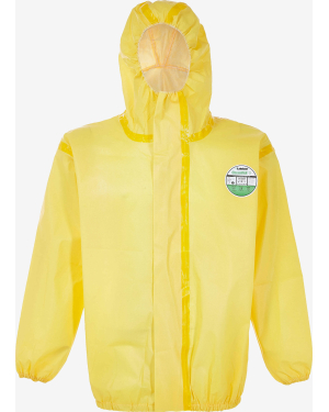 ChemMax® 1 manteau avec fermeture éclair - capuche attachée, poignets et chevilles élastiques