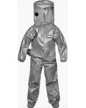 ChemMax® 3 Encapsulating Suit with visor. Flat back with air-inlet pig-tail.