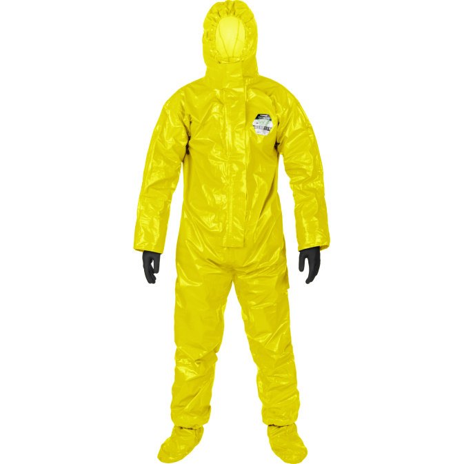 Protection using ChemMAX 4 Plus Coverall - CT4S430PSG - LAKELAND
