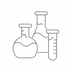 Icon of faulty and/or unmaintained laboratory equipment