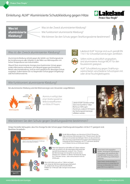 (de)(Europe)Fiche d'information ALM Clothing Info sheet DE