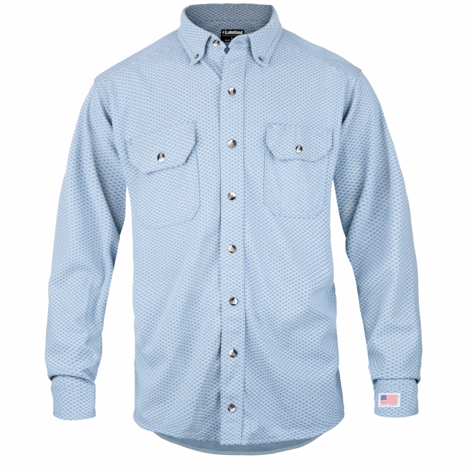 camisa abotonada de punto ignífugo de alto rendimiento nfpa 70e