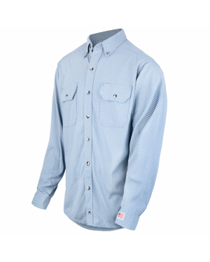 camisa abotonada de punto ignífugo de alto rendimiento nfpa 70e