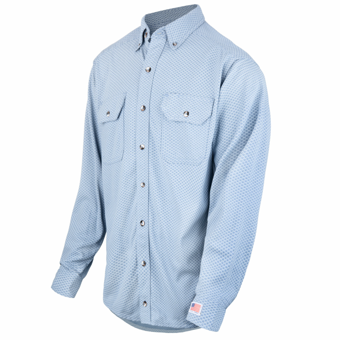 camisa abotonada de punto ignífugo de alto rendimiento nfpa 70e