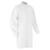 White lab coat on black background