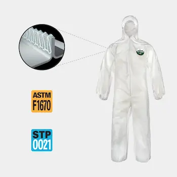 MicroMax® Sobrebotas NS con suelas antideslizantes y ataduras de tobillo -  Lakeland Industries Global PPE