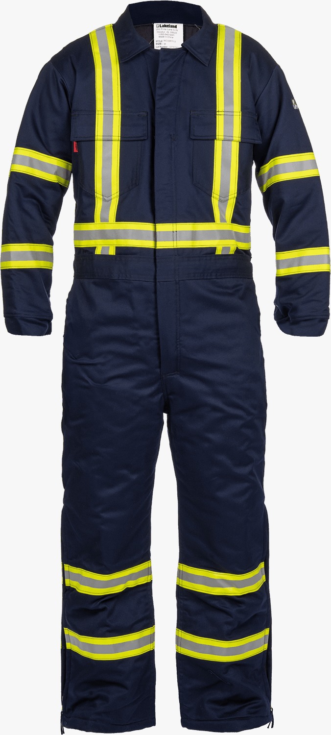 oficial Asado recuperar Lakeland FR Aislamiento overol con ribete reflectante - Lakeland Industries  Global PPE