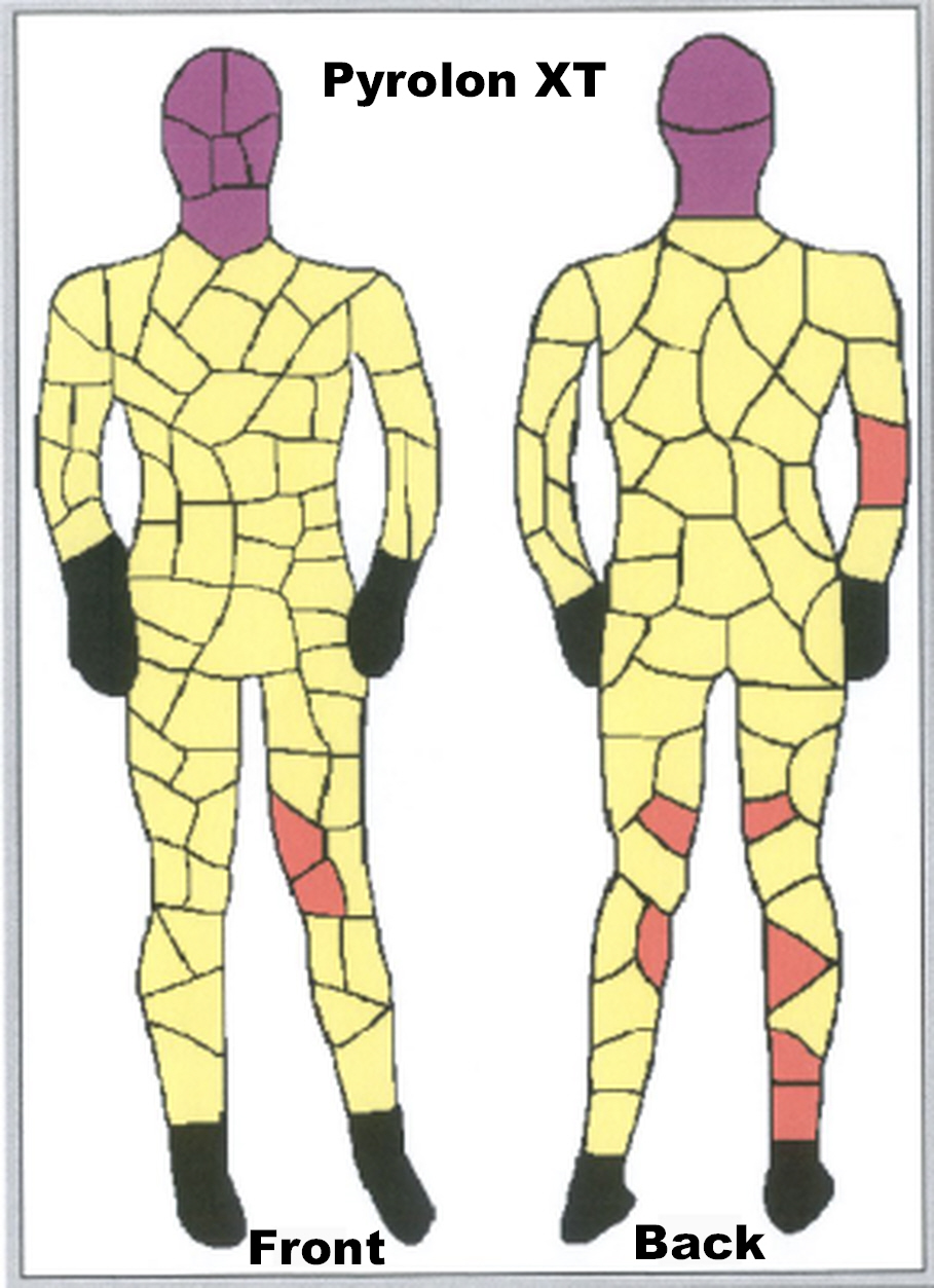 Pyrolon XT Body Burn Map8.2pc