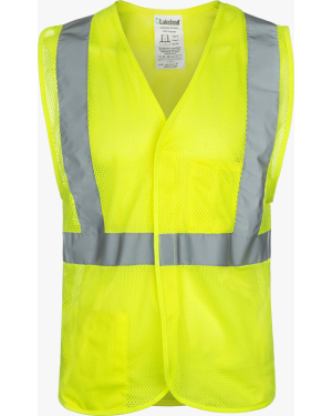 Class 2 Polyester Mesh Hi-Vis Value Vest with Hook and Loop Closure