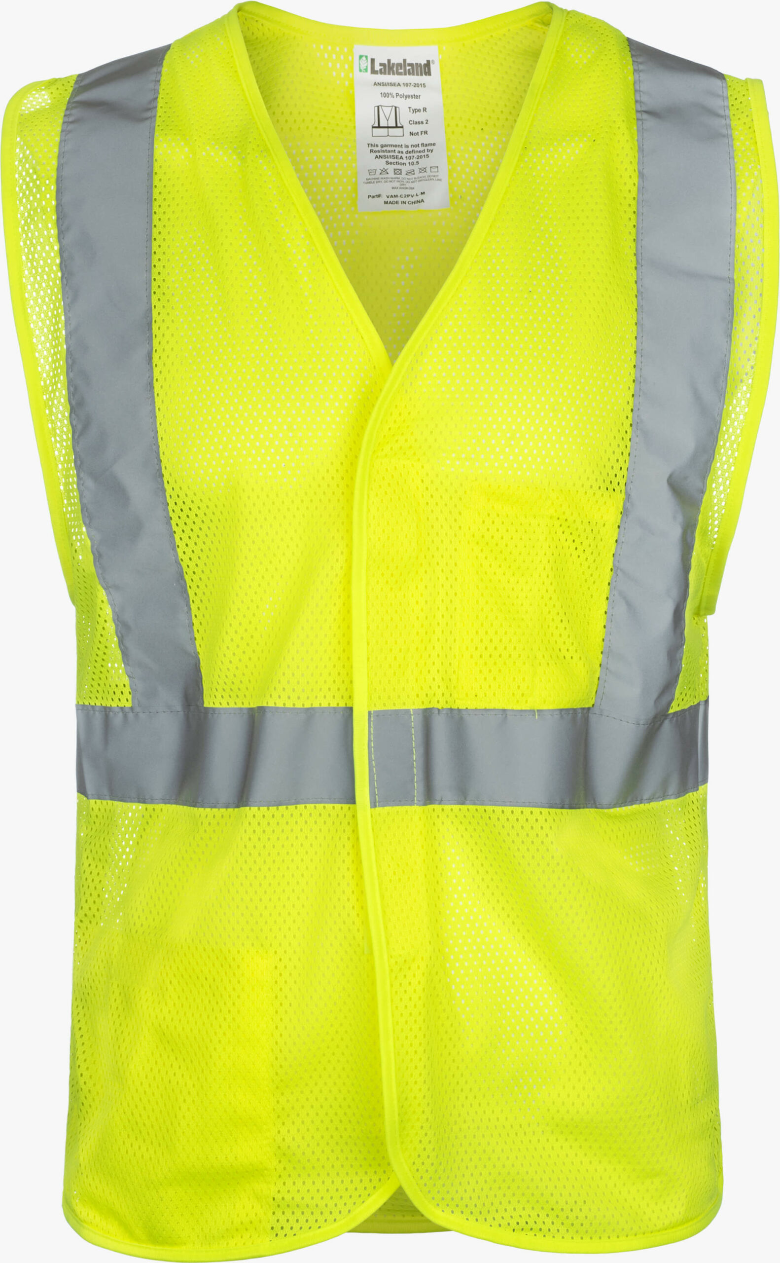 Class 2 FR Modacrylic Mesh 5-Point Breakaway Hi-Vis Vest – Lakeland  Industries Global PPE